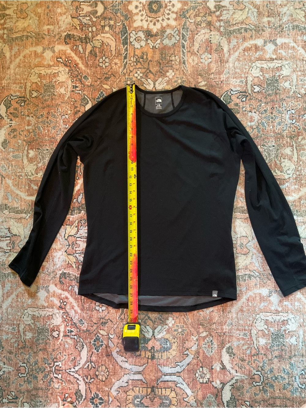The North Face Men’s Black Long-Sleeve Base Layer Shirt Large